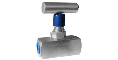 Needle Valve 1'' Female NPT 6000 PSI Stainless, Delrin Seats, NACE NEW 987IN06