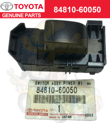Toyota Genuine 98-02 Land Cruiser Passenger Power Window Switch