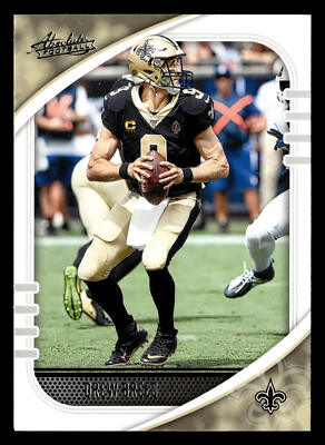 Drew Brees 2020 Panini Absolute #72 New Orleans Saints Buy10get5FREE