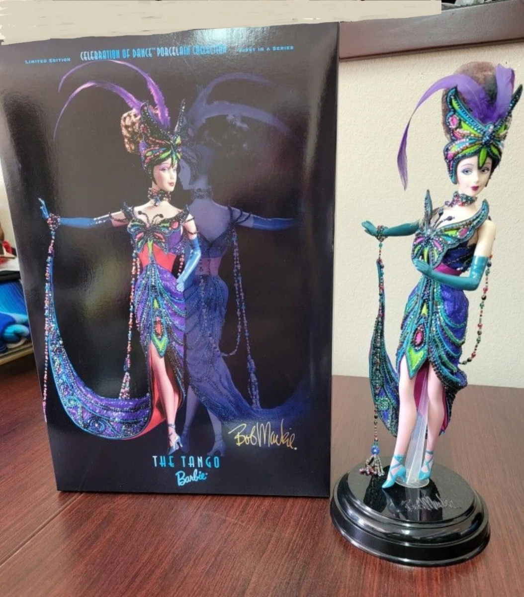 Bob Mackie The Tango Barbie Doll The Porcelain Collection 1998 New