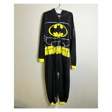 Lego Batman Size 10-12 Fleece Full Zip Hooded Pajamas