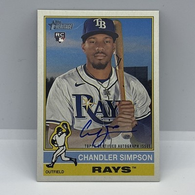 2025 Topps Heritage High Number CHANDLER SIMPSON Real One Rookie Auto #ROA-CH