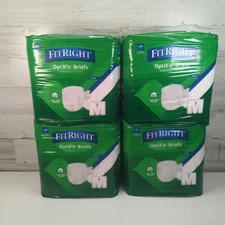 4 Packs of 20 OptIFit FitRight Ultra Size Medium 32"-44" Adult Diapers Briefs