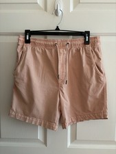 American Eagle Peach Flex Elastic Waist Shorts, Men  s Sz Small