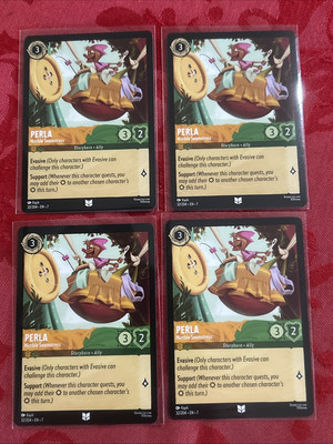 4x Lorcana Archazia's Island - Perla - Nimble Seamstress - 32/204 - M/NM x4