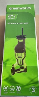 Greenworks GD24RS Akku Säbelsäge Mit Bürstenlosem Motor, 2700Spm, 28 Mm Hublänge