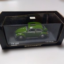 Minichamps 1/43 Volkswagen VW 1302 Beetle 1970-72 Green Limited 1536