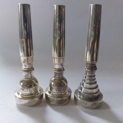 3 Trompete Mundstücke - Yamaha Eric Miyashiro 1 - Vincent Bach 7CW - GEWA Cup 7C
