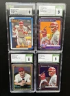 Mike Trout Graded CSG 4 Card Lot Topps Donruss Bowman Diamond King Mint
