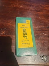 Vintage Yasutomo Niji Wood Carving Knives Set of 5 wood working whittling stone