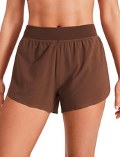 High Waisted Dolphin Running Shorts for Women, Quick Dry Lightweight Liner High 
