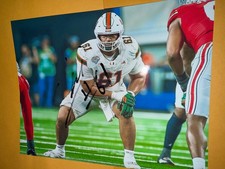 Francis Mauigoa Miami Hurricanes National  26 signed 8x10 photo