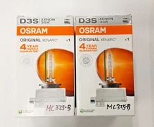 USED OSRAM D3S 66340HBI 4300K OEM HID Xenon Bulbs TRUST label 35W Pack of 2