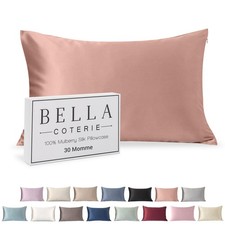 Bella Coterie Luxury Silk Pillowcase for Hair and Skin 30 Momme ... Fast Ship