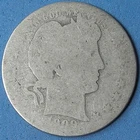 1909 O Barber Quarter 25C, 90% silver, circulated, 0.1809 oz ASW