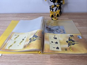 Vintage Lego Technic Throwbots: Blaster (8523) - Figure. Discs, Manual