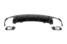 Diffusor Auspuff Schalld&auml;mpfer f&uuml;r Mercedes W117 X117 13-18 Facelift CLA45 Loo