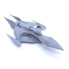 White Star  - 1", 3", 6" or 12" Model - Custom Space Ship Sci-Fi Elite