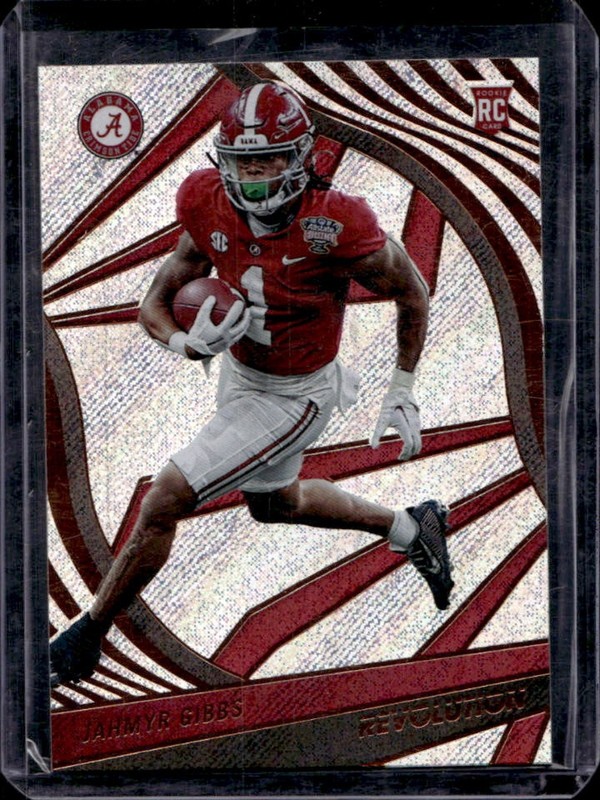 2023 Chronicles Draft Picks Jahmyr Gibbs Revolution RC #28 Crimson Tide