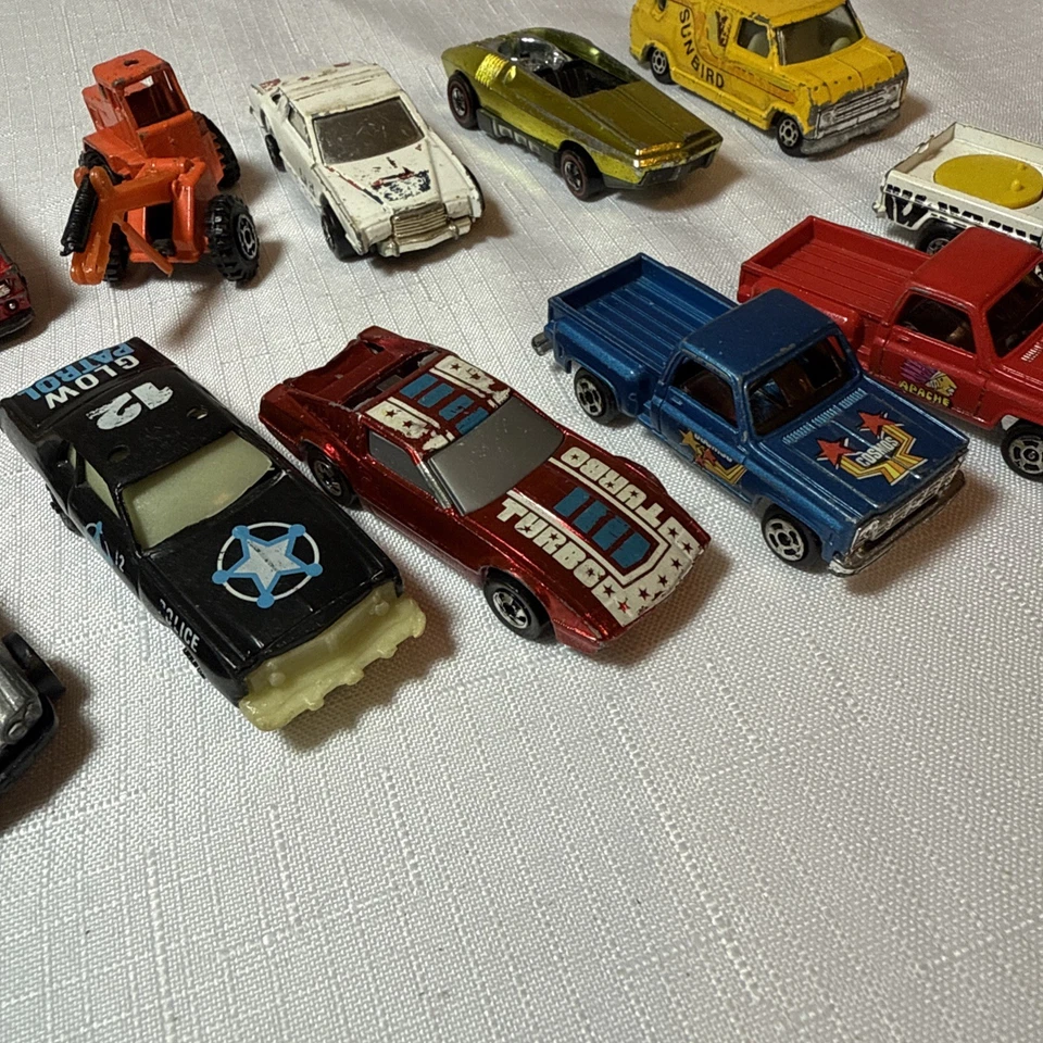 1970-1980 MATCHBOX Lot Of 13 Cars & Trucks!  Please look at photo for condition! - Image 3 of 4