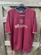 Heart of Midlothian 2002-04 Home Shirt Reebok Vintage Size XXL 50-52" Hearts