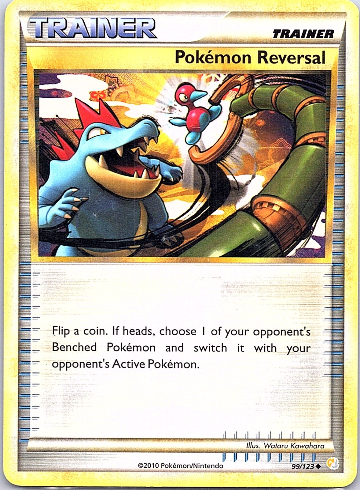 Pokemon Reversal 99/123 Uncommon HeartGold & SoulSilver Pokemon MP