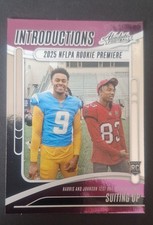 2025 Panini Absolute - Introductions Tez Johnson, Tre Harris #I-TJN (RC)