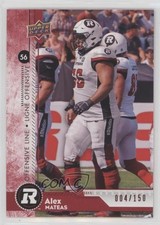 2018 Upper Deck CFL Red 4/150 Alex Mateas #10 0l2