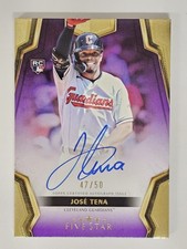 2024 Topps Five Star Career Autographs Purple 47/50  Jose Tena #FSA-JT RC