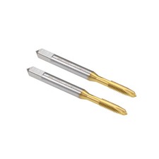 2 x Spiral Point Threading Taps M4 Thread 0.7 Pitch Titanium Coated HSS