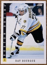 Ray Bourque 1993-94 SCORE Hockey Card #29 Boston Bruins NHL HOF Free Shipping