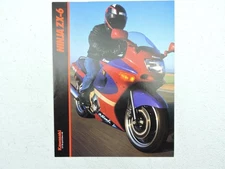 Kawasaki Motorcycle Sales Brochure 1993 Ninja ZX-600 600cc B15709