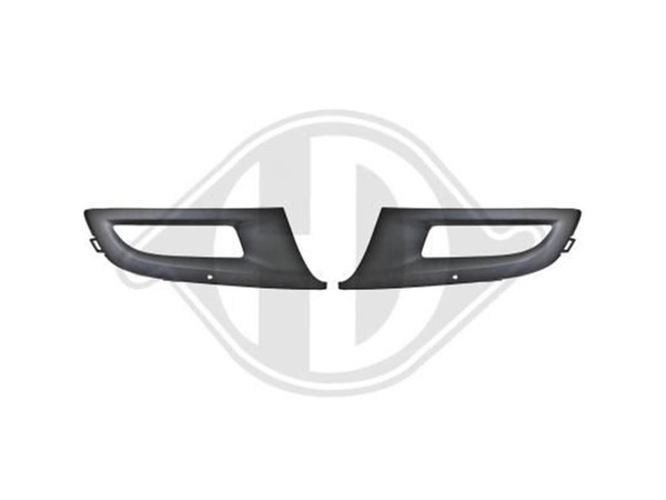 Satz StoßStangengitter Mit Nebelscheinwerfer FüR VW Polo 2009-2014-image