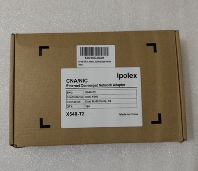 ipolex 10Gb Intel X540-T2 Dual RJ45 PCIE NIC, Support Win/Linux/VMware