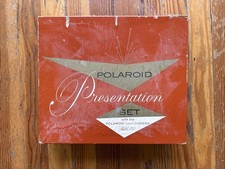 Vintage 1950's Polaroid Presentation Set Camera in Box Model 150 with Extras