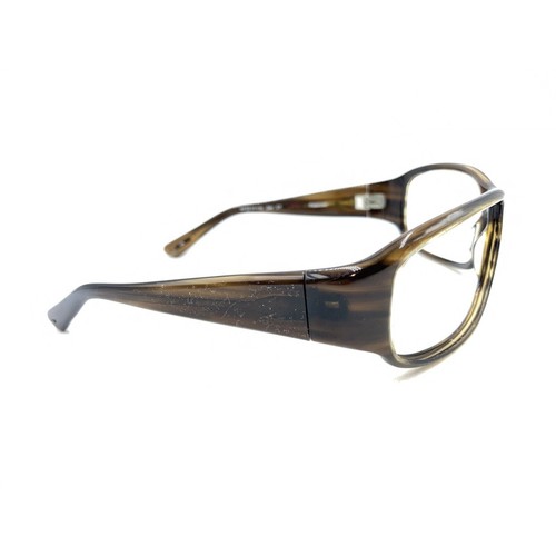Oliver Peoples Zed CT Tortoise Brown Wrap Sunglasses Frames 64-17 110 Japan - Picture 4 of 12
