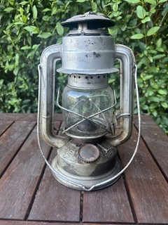 Hasag BAT 160 Sturmlaterne Petroleumlampe Hurricane Lantern Germany Fledermaus