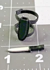 GI Joe Classified 6" figure fodder Knife & Leg Holster Sheath Retro STALKER