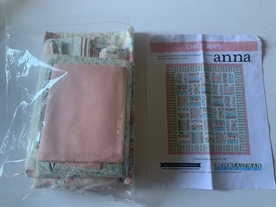 Robert Kaufman Fabrics Anna Chic Strips  Quilt Kit 59  X 78 