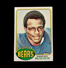 Topps 1976 Walter Payton Rookie Card #148 Chicago Bears Football Base FINE. rookie card picture