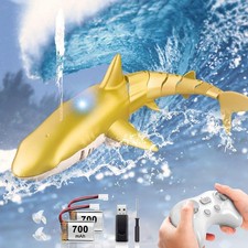 Pool Toy, Remote Control Shark Toy for Boys, Bath Toy for Kids, High Simulati...
