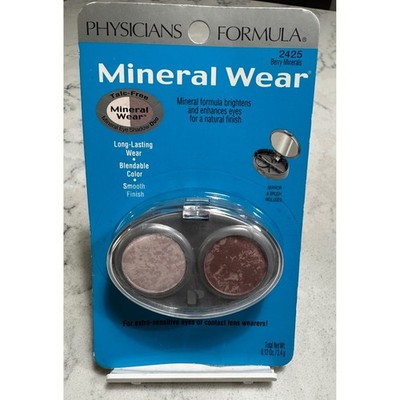 Physicians Formula Mineral Wear Eyeshadow #2425 BERRY MINERALS NEW Sealed Rare