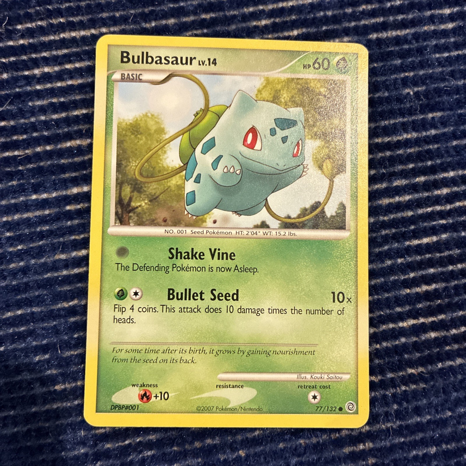 Vintage 2007 Bulbasaur 77/132 Secret Wonders Regular