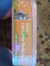 25ft Cat Litter Refill Bags 5-Pack Odor-Lock fit Genie Standard Plus Pails Pink