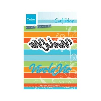 Marianne Design Craftables Stanzschablone - Vive la Vie CR1325