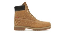 Supreme x Timberland Men’s 6" Waterproof Leather Diamond Plate Boots US 12 2026