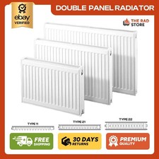 Steel Panel Radiators Type 11 21 22 White Multi Size High Heat Output Units