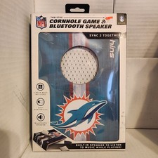 NEW - Miami Dolphins Tabletop Cornhole Game  Bluetooth Speaker
