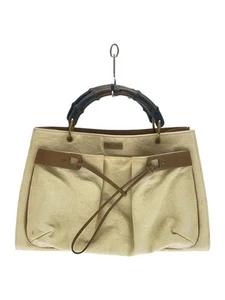 GUCCI sac à main toile CRM uni 109138 sac toile du Japon "2358