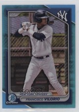 2024 Bowman Draft Chrome Sky Blue Refractor Francisco Vilorio #BDC-107 s3g